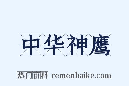 中华神鹰是什么意思的图片